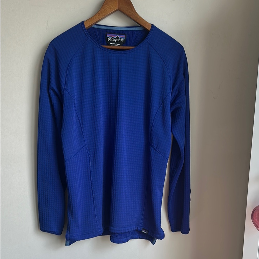 Patagonia Royal Blue Long Sleeve Women’s Shirt